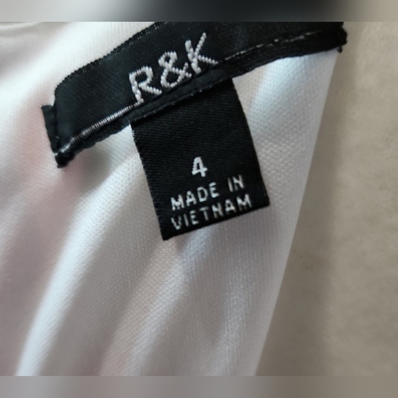 R&K Wedding guest Peach Floral Shift Maxi Dress Sleeveless Size 4💕 - Picture 10 of 10